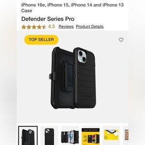 🆕 OtterBox Defender Series Phone Case iPhone 15